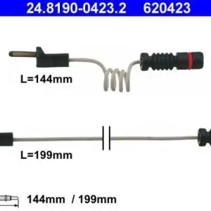 Schnäppchen ATE Warnkontakt, Bremsbelagverschleiß 24.8190-0423.2