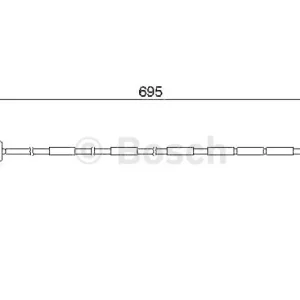 Top-Seller BOSCH Warnkontakt, Bremsbelagverschleiß 1 987 474 929
