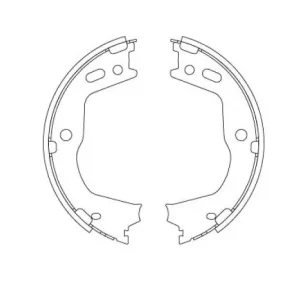Ausverkauf TRW Bremsbackensatz, Feststellbremse GS8803