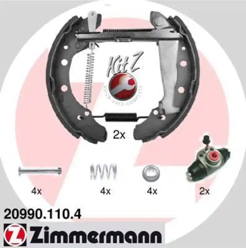 ZIMMERMANN Bremsbackensatz KIT Z 20990.110.4 Aktuell