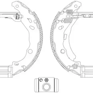 Aktuell HELLA Bremsbackensatz Shoe Kit Pro 8DB 355 004-921