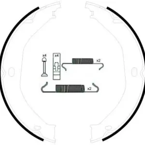 Expressversand HELLA Bremsbackensatz, Feststellbremse 8DA 355 050-891