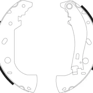 HELLA Bremsbackensatz 8DB 355 001-841 Preisreduziert
