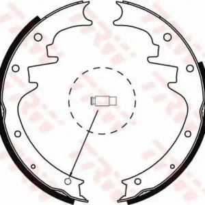 Zertifiziert TRW Bremsbackensatz GS8444
