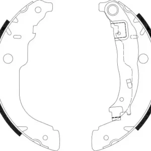 Angebot HELLA Bremsbackensatz 8DB 355 003-031