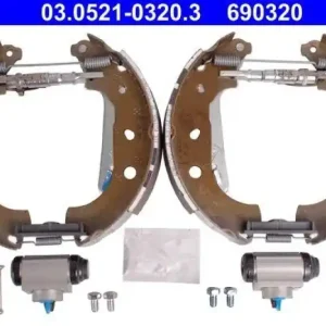 ATE Bremsbackensatz Original ATE TopKit 03.0521-0320.3 Begrenztes Angebot