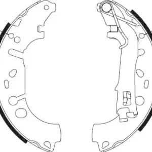 HELLA Bremsbackensatz 8DB 355 002-971 Kostenloser Rückversand
