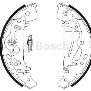 Sichere Zahlung BOSCH Bremsbackensatz 0 986 487 709