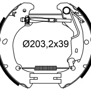 Wochenendangebot VALEO Bremsbackensatz 554991
