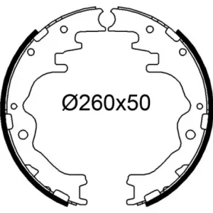 Begrenztes Angebot VALEO Bremsbackensatz 564302