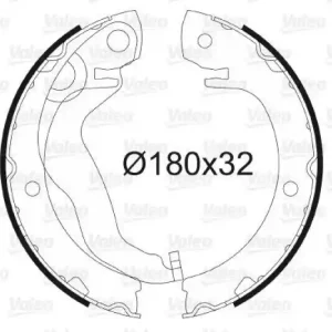 Abverkauf VALEO Bremsbackensatz, Feststellbremse 564173