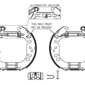 HELLA Bremsbackensatz Shoe Kit Pro 8DB 355 005-131 Expressversand