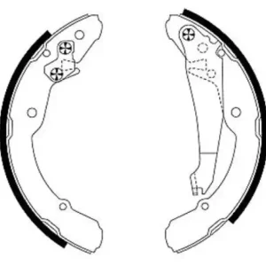 HELLA Bremsbackensatz 8DB 355 001-691 Bestpreis