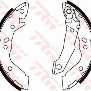 Versand Am Gleichen Tag TRW Bremsbackensatz GS8658