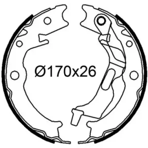 Heißes Angebot VALEO Bremsbackensatz 564246