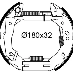Versand Am Gleichen Tag VALEO Bremsbackensatz 554992