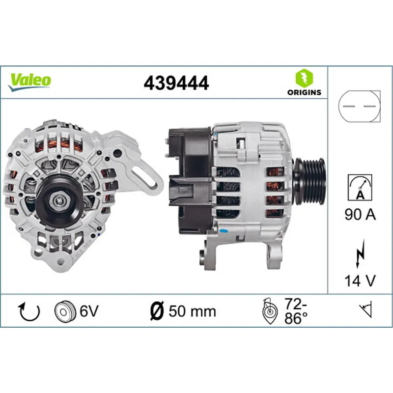 Angebot VALEO Generator VALEO ORIGINS - NEW O.E. TECHNOLOGIE 439444