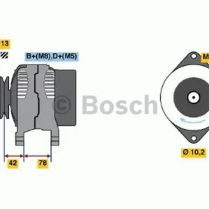 Super-Preis BOSCH Generator 0 986 040 850