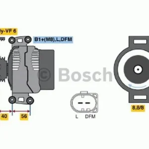 Preis Gesenkt BOSCH Generator 0 986 046 320
