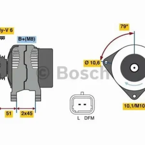 Solange Der Vorrat Reicht BOSCH Generator 0 986 049 560