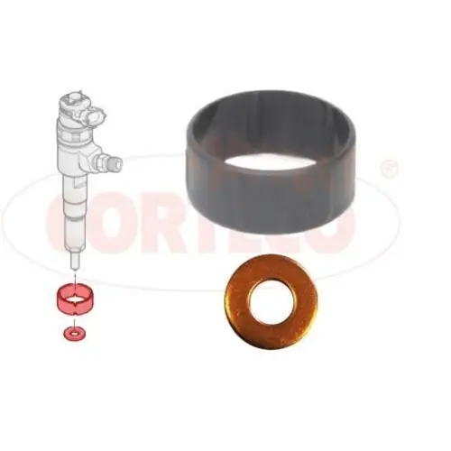 Günstig CORTECO Dichtringsatz, Einspritzventil 49445012