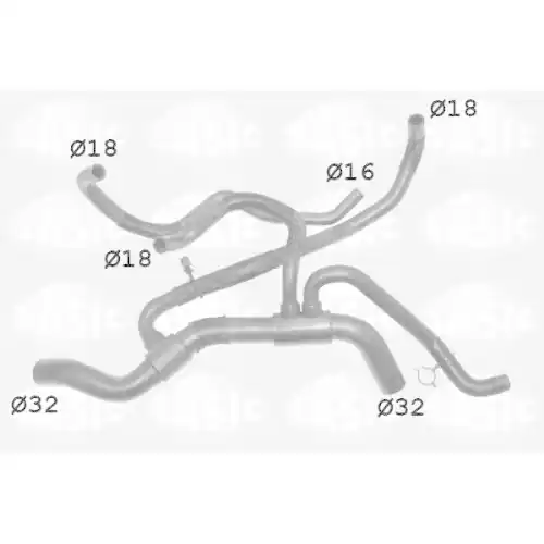 SASIC Kühlerschlauch 3404416 Wochenendangebot