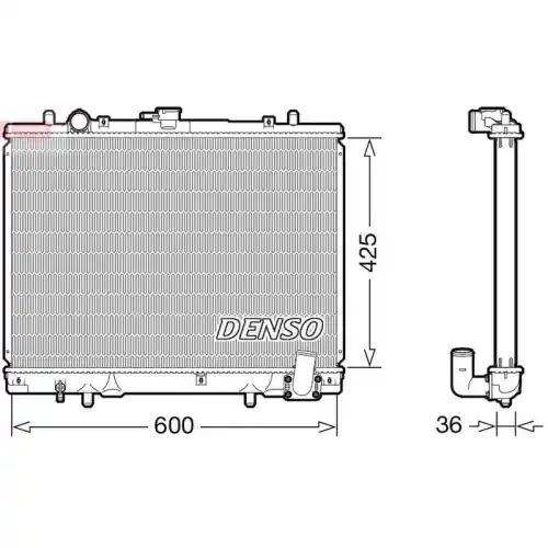 DENSO Kühler, Motorkühlung DRM45049 Neu Im Sortiment