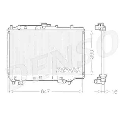 DENSO Kühler, Motorkühlung DRM44006 Direktkauf