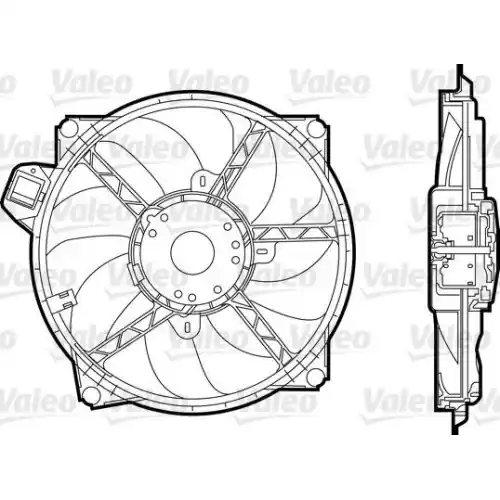 Direkt Vom Hersteller VALEO Lüfter, Motorkühlung 696376