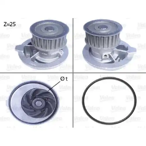 Günstig VALEO Wasserpumpe, Motorkühlung 506309