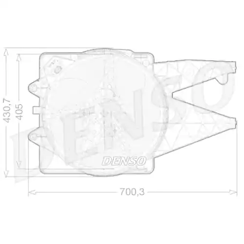 DENSO Lüfter, Motorkühlung DER01020 Direktkauf