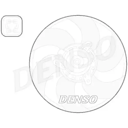 DENSO Lüfter, Motorkühlung DER07009 Neuheit