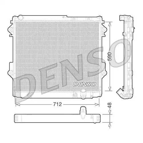 Kracherpreis DENSO Kühler, Motorkühlung DRM50075